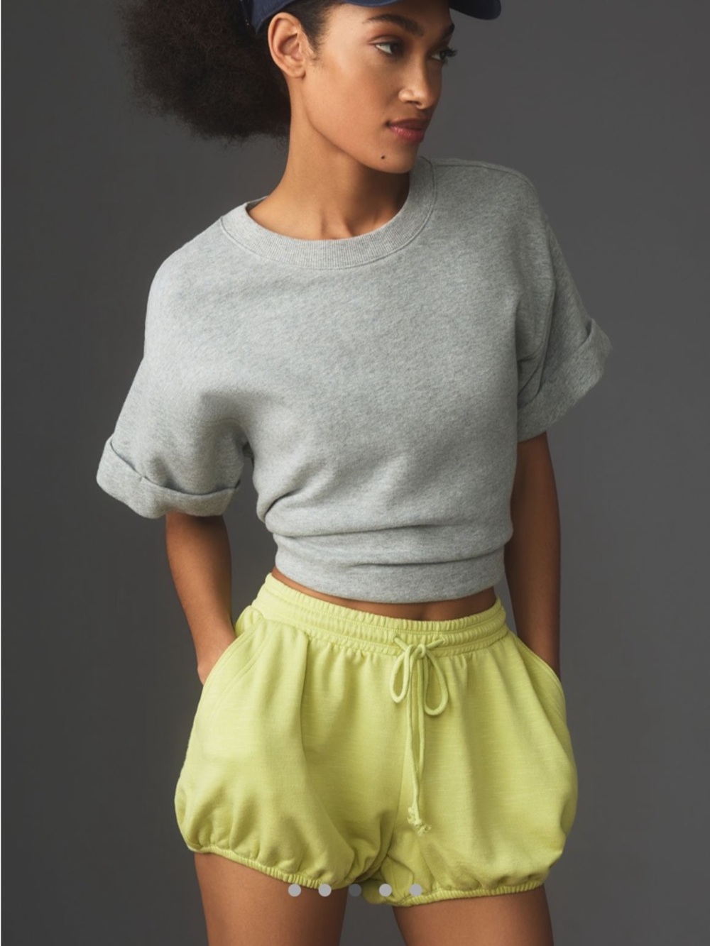 Anthropologie brand Daily Practice Bloomer shorts in Pink